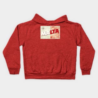 Malta Vintage style retro souvenir Kids Hoodie